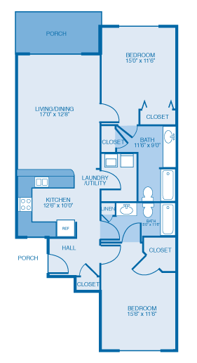 Lark 1st Floor Lark 1st Floor at Oak Hill Apartments and Townhomes, Rensselaer, New York